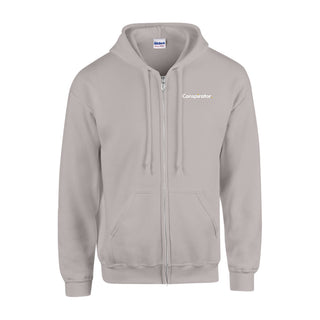 Conspirator zip-up hoodie