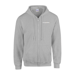 Conspirator zip-up hoodie